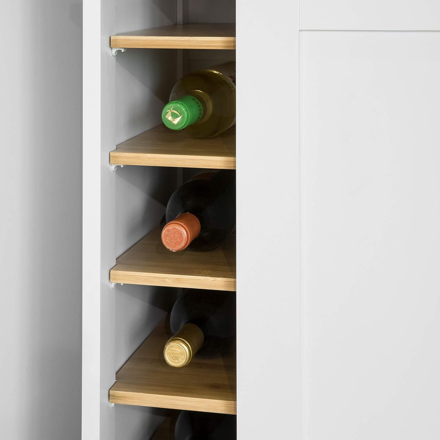 Arredamento SoBuy Mobile Cucina Credenza Soggiorno Moderna Bianco con