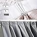 NKTM Fabric Tape, 11 Yard Curtain Tape Curtain Heading Deep Pinch Pleat Tape White