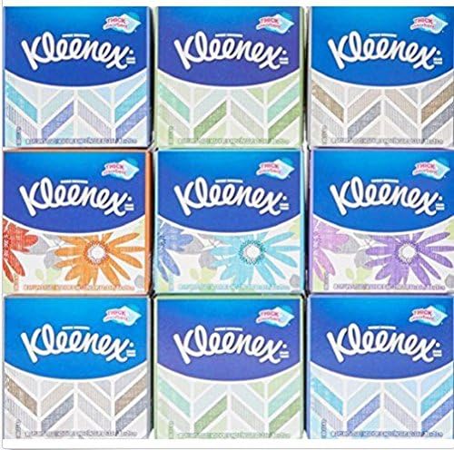 Kleenex Everyday lock in moisture messy faces Facial Tissues, Low Count Cube, 80 Ct, pack Of 27
