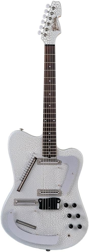 Italia Mondial Sitar Electric Sitar - White Crackle