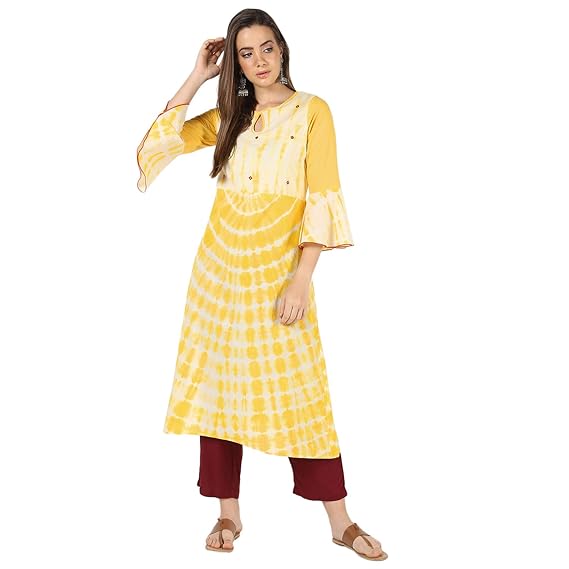 Shibori a-line Kurta