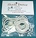 Two Pack Roller Window Shade Double Crochet Cream Ring Pull & Screw Button Set from Shade Doctor of Maine