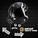 OPT7 CREE xMount LED Pod Pair with Wiring Harness (2 Pcs - 18w) Fog Light Work Lamp Spot Light for Off-Road ATV Utility Truck SUV