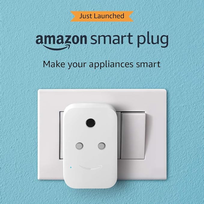 Introducing Amazon Smart Plug (works with Alexa) 6A, Easy SetUp