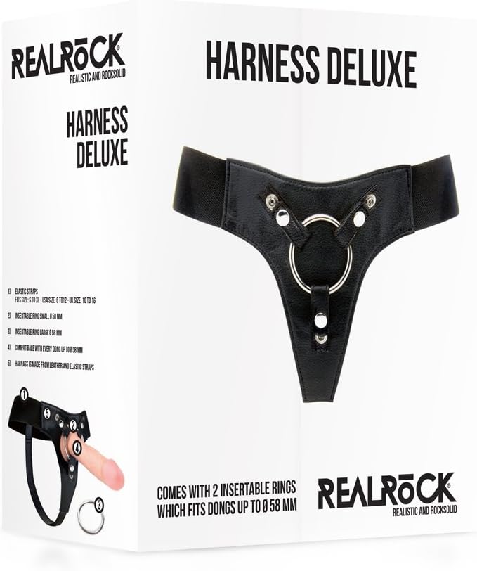 RealRock Deluxe Harness, Black - Image 4