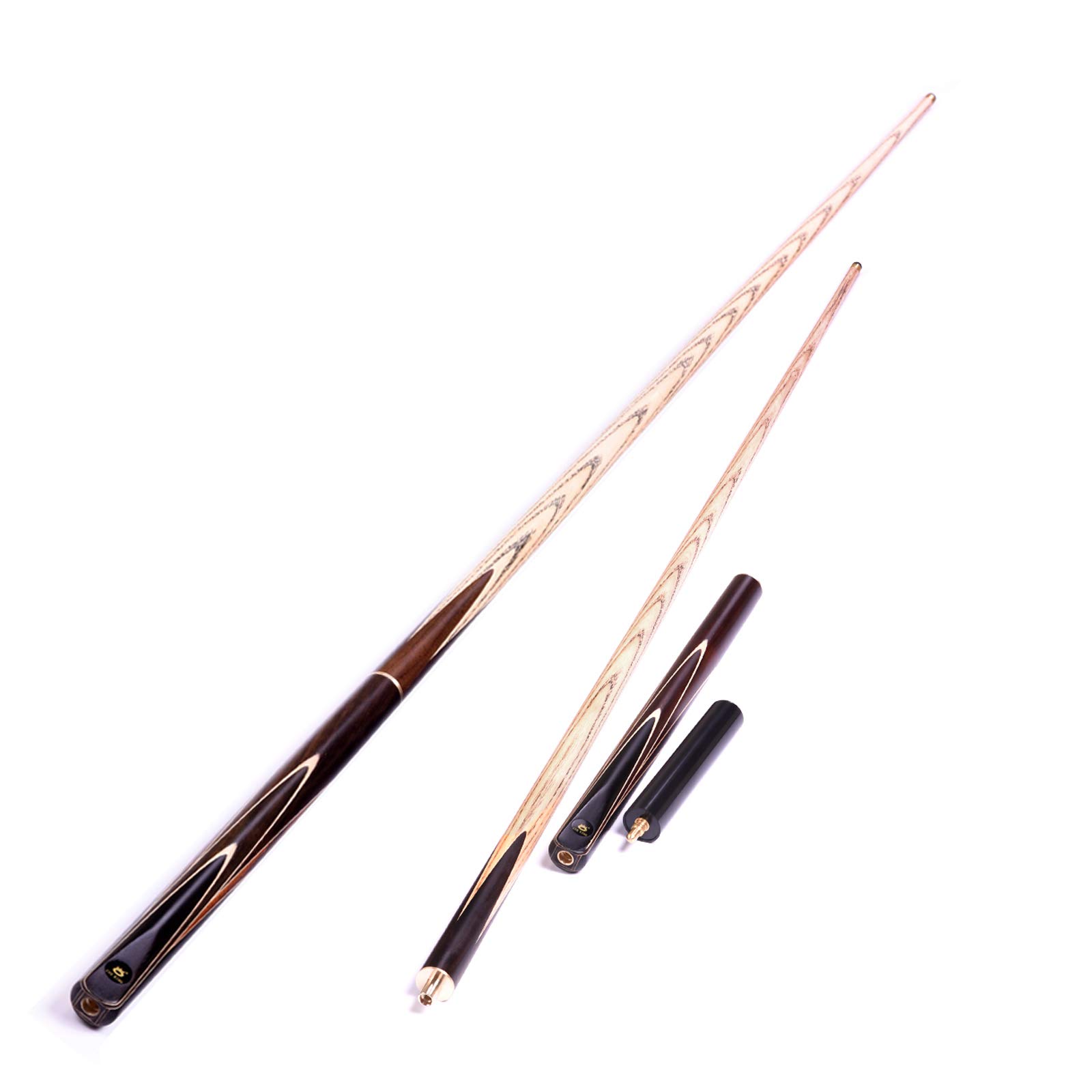 XYNH 1Pcs Handmade Professional Pool Cue - Hardwood Snooker Cues Sticks 57inches - 3/4 Ash Shaft Poo