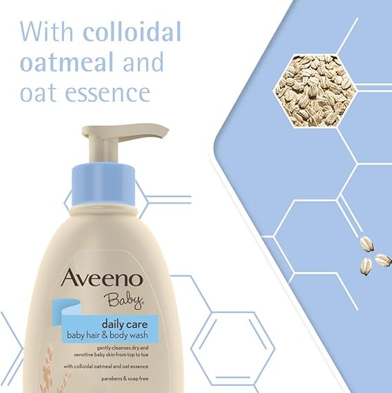 aveeno daily care baby hair and body wash