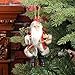 Costyleen Christmas Santa Claus Figure Decoration Ornament Gift Small Doll Toy Table Home Decor Festival Pendant Large Xmas Tree Hanging 4pc - 7.6in