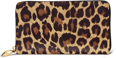 leopard print money purse