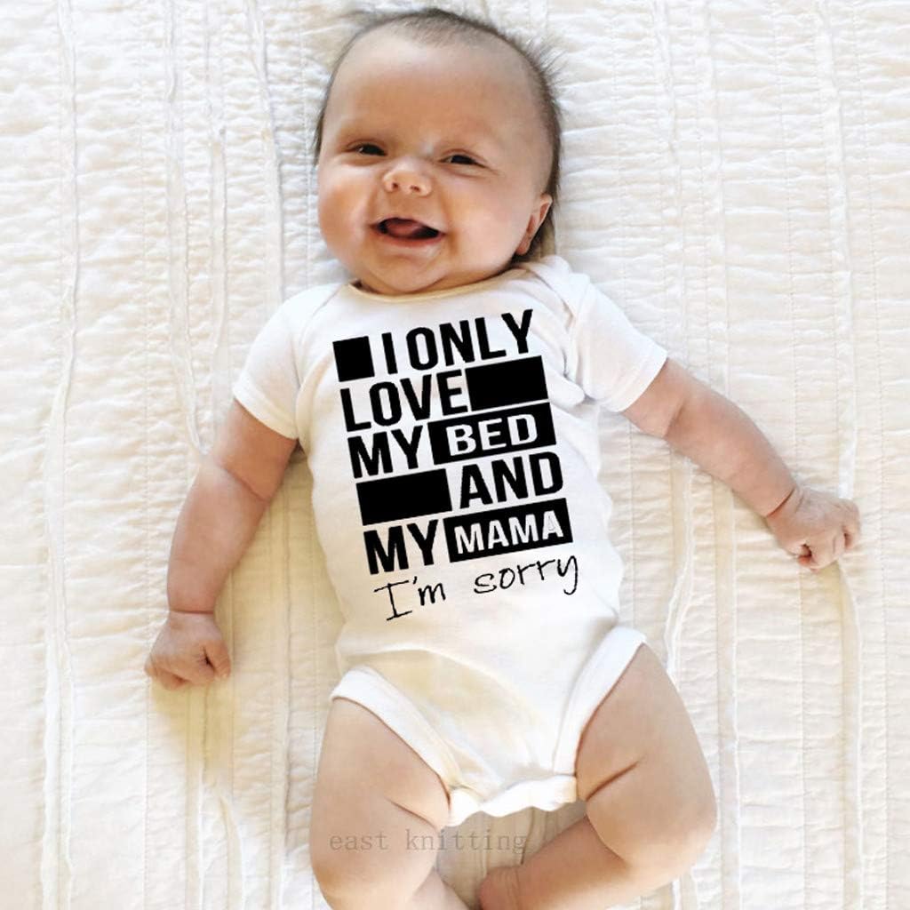 Mayogo Bodies Bebe Manga Corta Monos Nina Verano Pijama Bebe Nino Ropa Recien Nacido Verano Unisex Regalos Originales Para Bebes Recien Nacidos Mameluco Camiseta Impresion De Letras Nino Ropa Fitness Wittenberge De