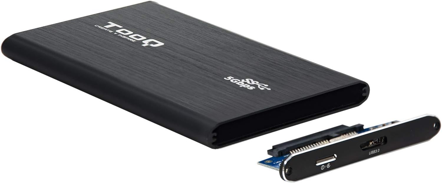 TooQ TQE 2529B External Enclosure for Hard Drives - 2.5 Inches, Color: Black - Image 4