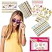 GirlZone: Sparkle Temporary Flash Tattoos for Kids and Girls