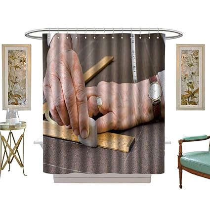 Amazon Com Luvoluxhome Shower Curtains Sets Bathroom Tailor At
