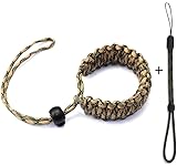Wisdomstar Camera Wrist Strap for All DSLR SLR and Digital Camera,Universal Handmade Personality Outdoor Survive Paracord bracelet,Adjustable Wristband Strap (Camouflage)
