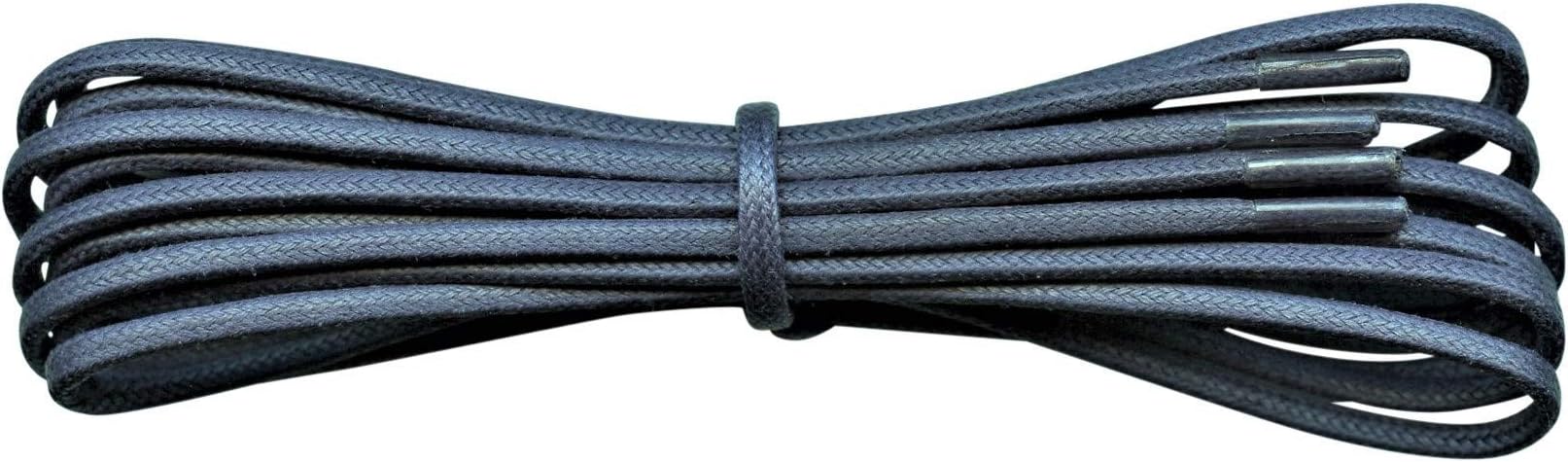 Round Thin Waxed Cotton Shoelaces for dress shoes/boots - Lengths from 18" to 48" - 18 colours