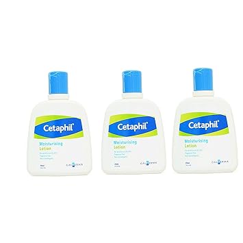 Cetaphil Moisturizing Lotion for sensitive or dry skin - 250 ml each (Pack of 3)