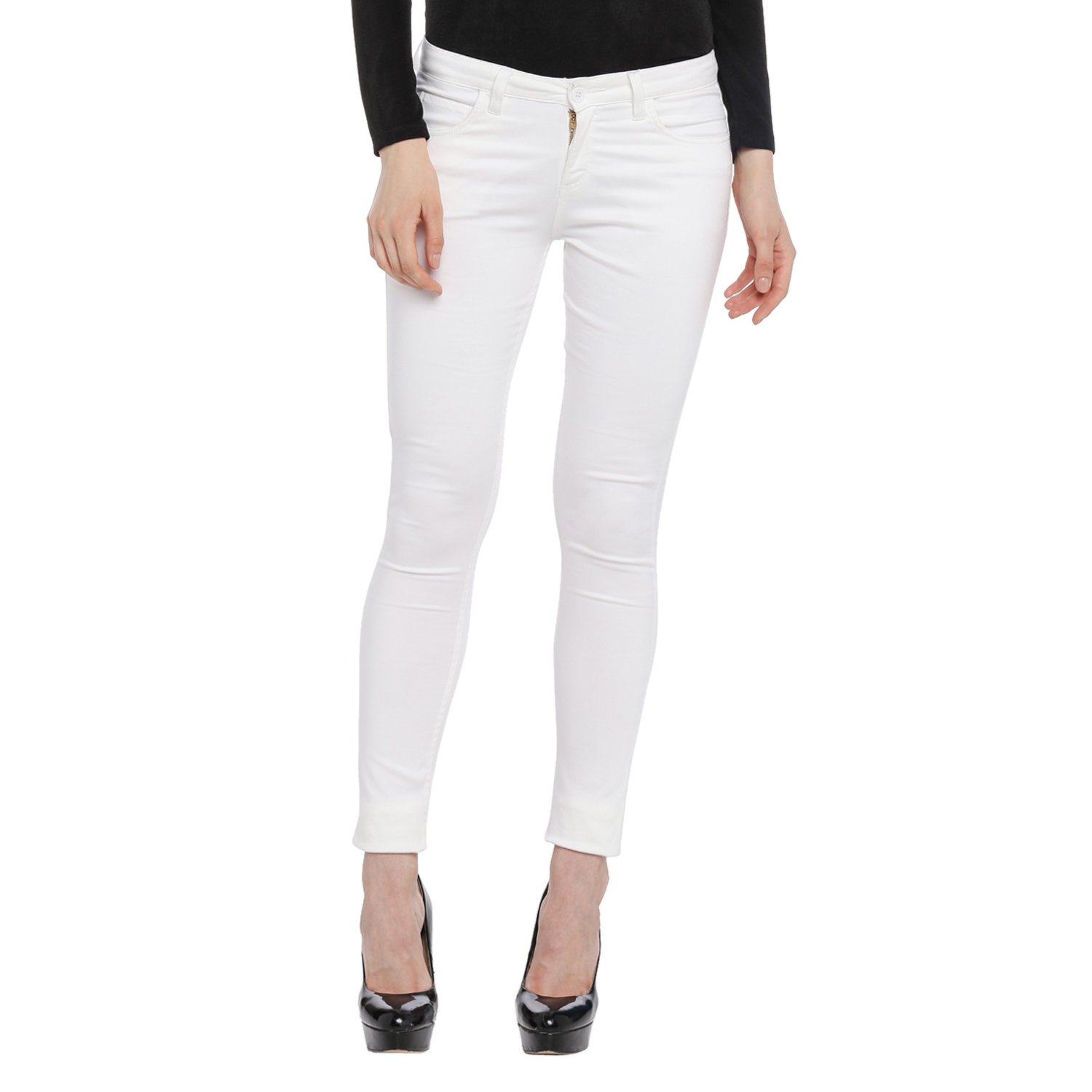 annabelle by pantaloons women's solid pant