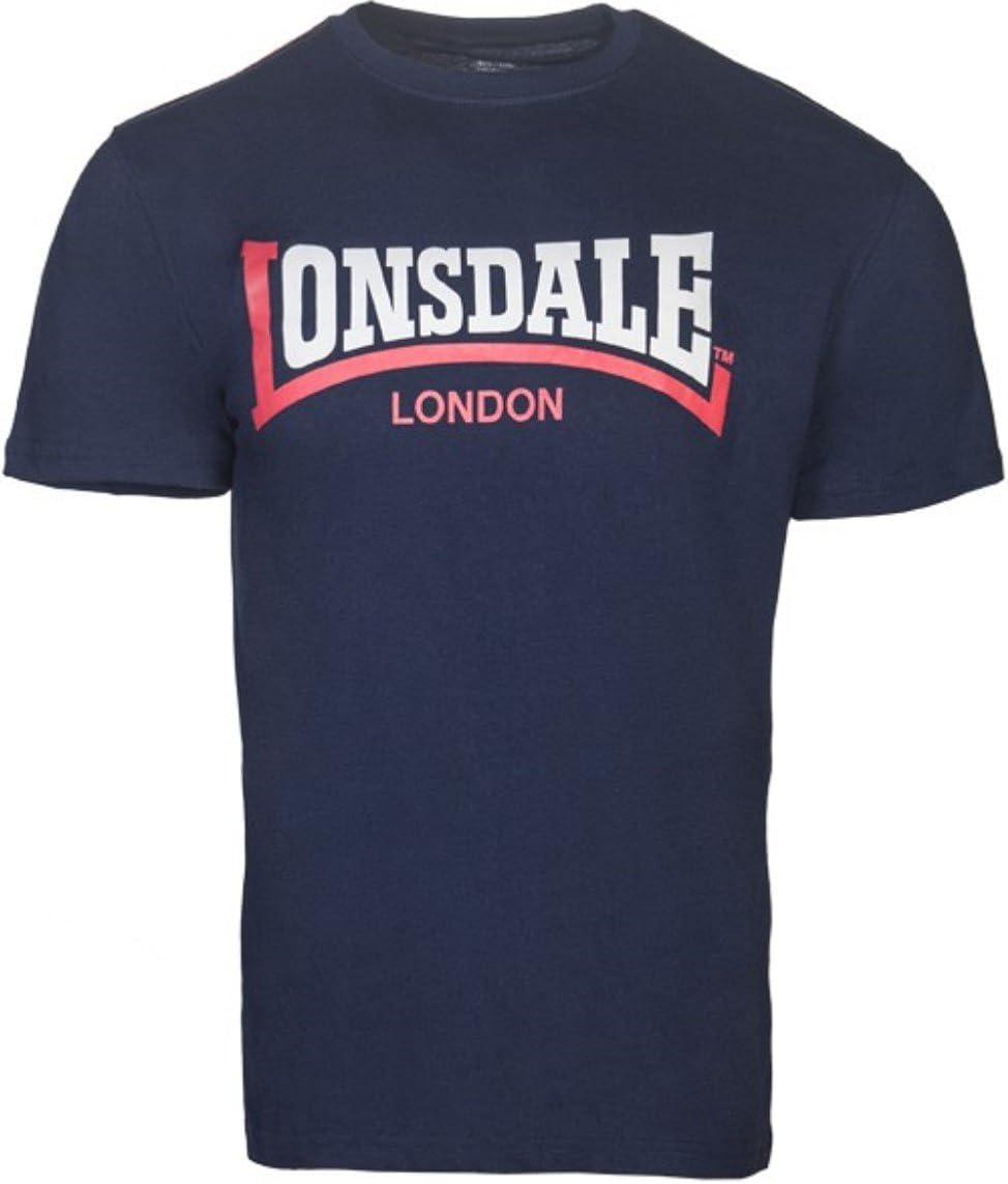 Veste Lifestyle Lonsdale London Pour Homme - Coupe Slim, Logo Dos, Doublure Tartan - 65% Polyester, 35% Coton