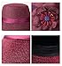 IL Caldo Women's Straw Summer hat Shading Ventilation Sun hat Fascinators