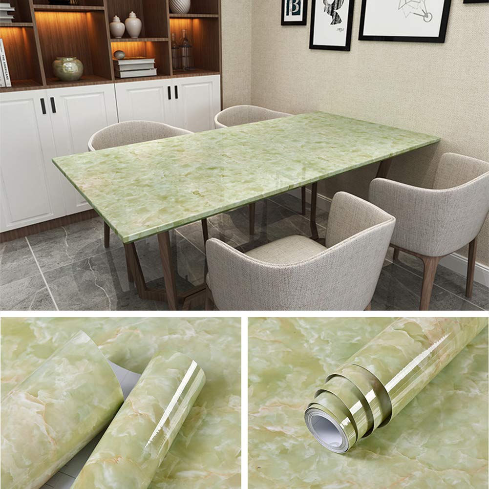 Yenhome Large Size Green Agate Removable Marble Contact
