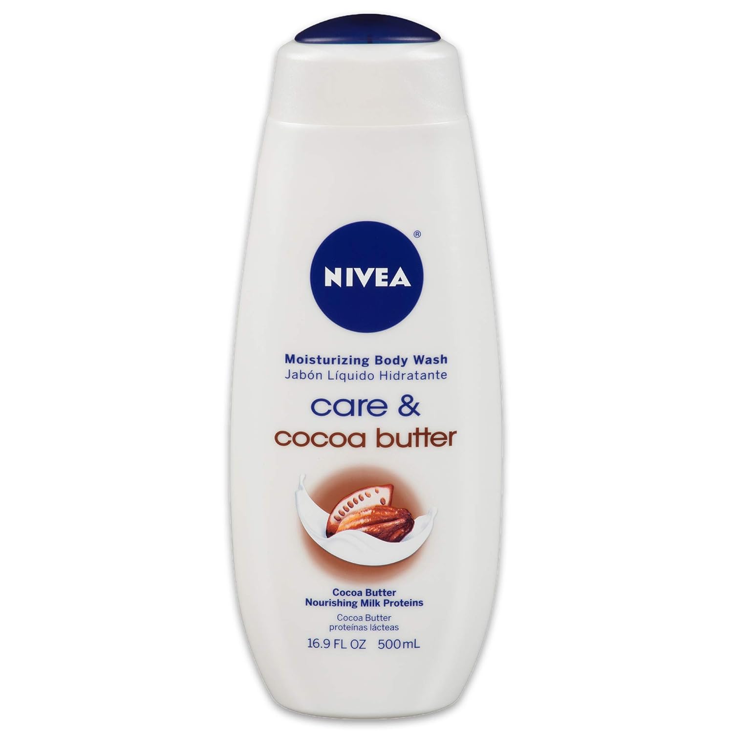 NIVEA Cocoa Butter Care Kit - Body Wash and In-Shower Body Lotion - For Dry to Very Dry Skin - 16.9 fl. oz. & 13.5 fl. oz. : Beauty