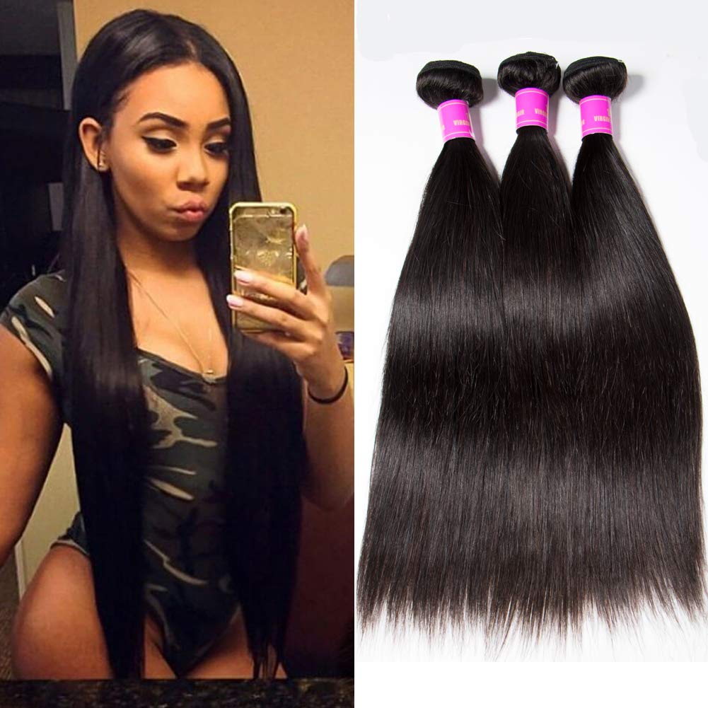 Amazon Com Star Show Brazilian Hair Straight 3 Bundles For Sale