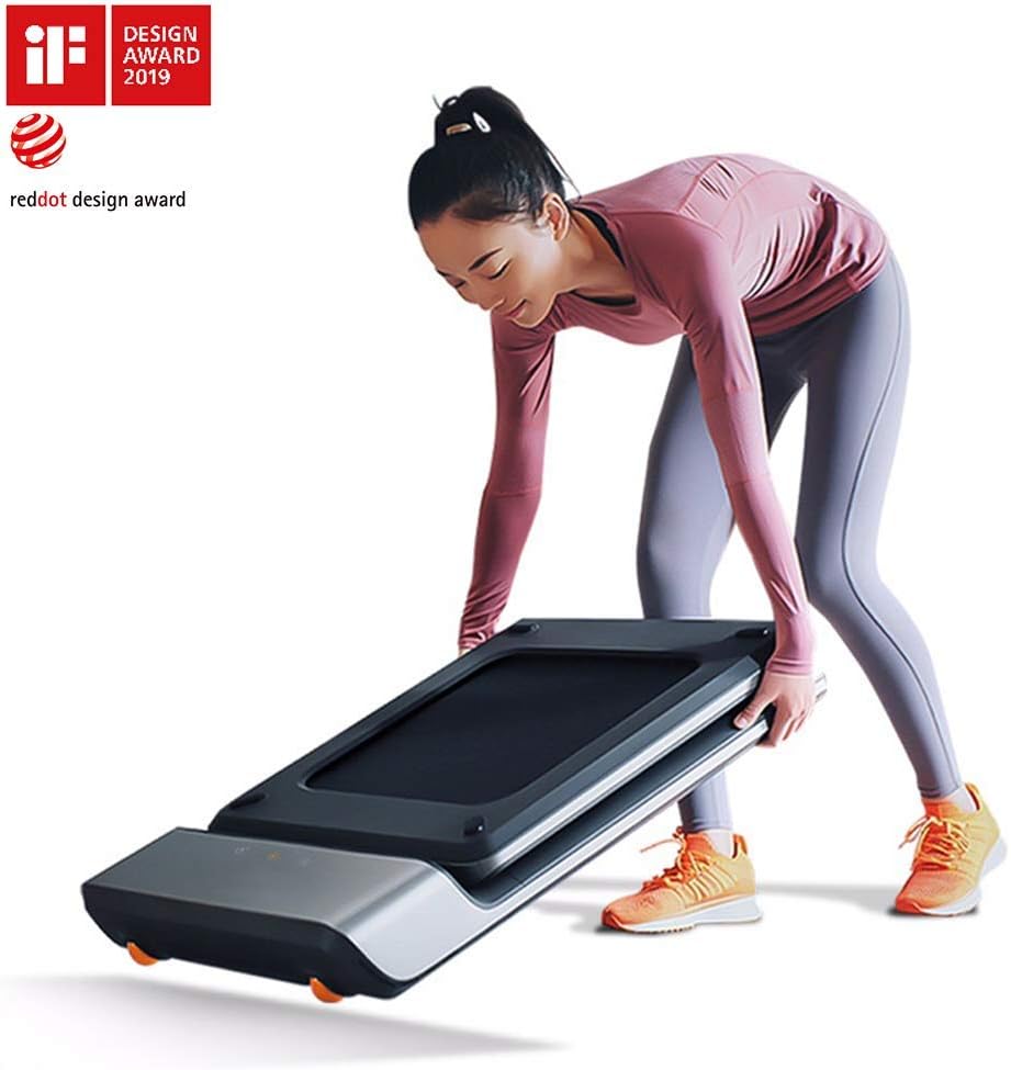 SHANREN Foldable WalkingPad Treadmill with Heart Rate Monitor Under Desk Walking/Jogging Machine Home Fitness Equipment