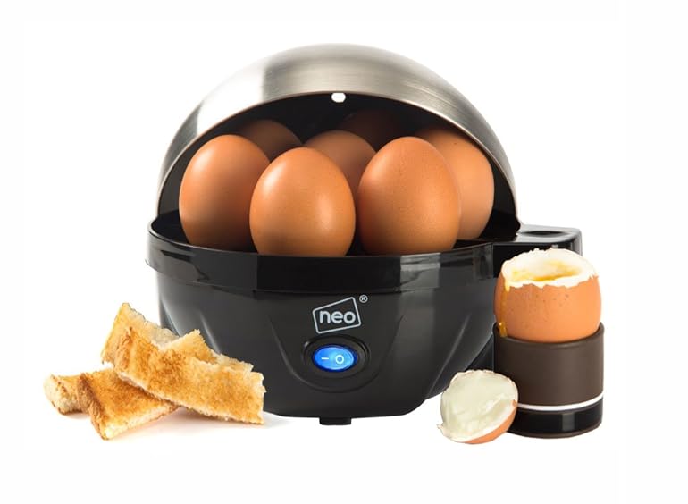 Neo® Stainless Steel Electric Egg Cooker Boiler Poacher & Steamer Fits