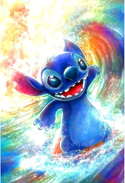 Amazon Co Jp 5d フルダイヤモンド ペインティングキット 刺繍 ラインストーン クロスステッチ アートクラフト 大人 子供用 ツールキット付き ホームウォールデコ アニメキャラクター 11 8x15 7インチ スティッチa ホーム キッチン