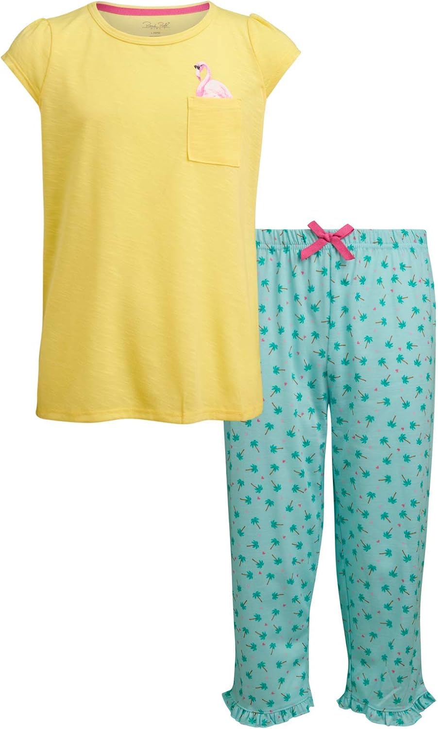 Rene Rofe Girls' 2Piece Pajama Set with Sleepwear Top and