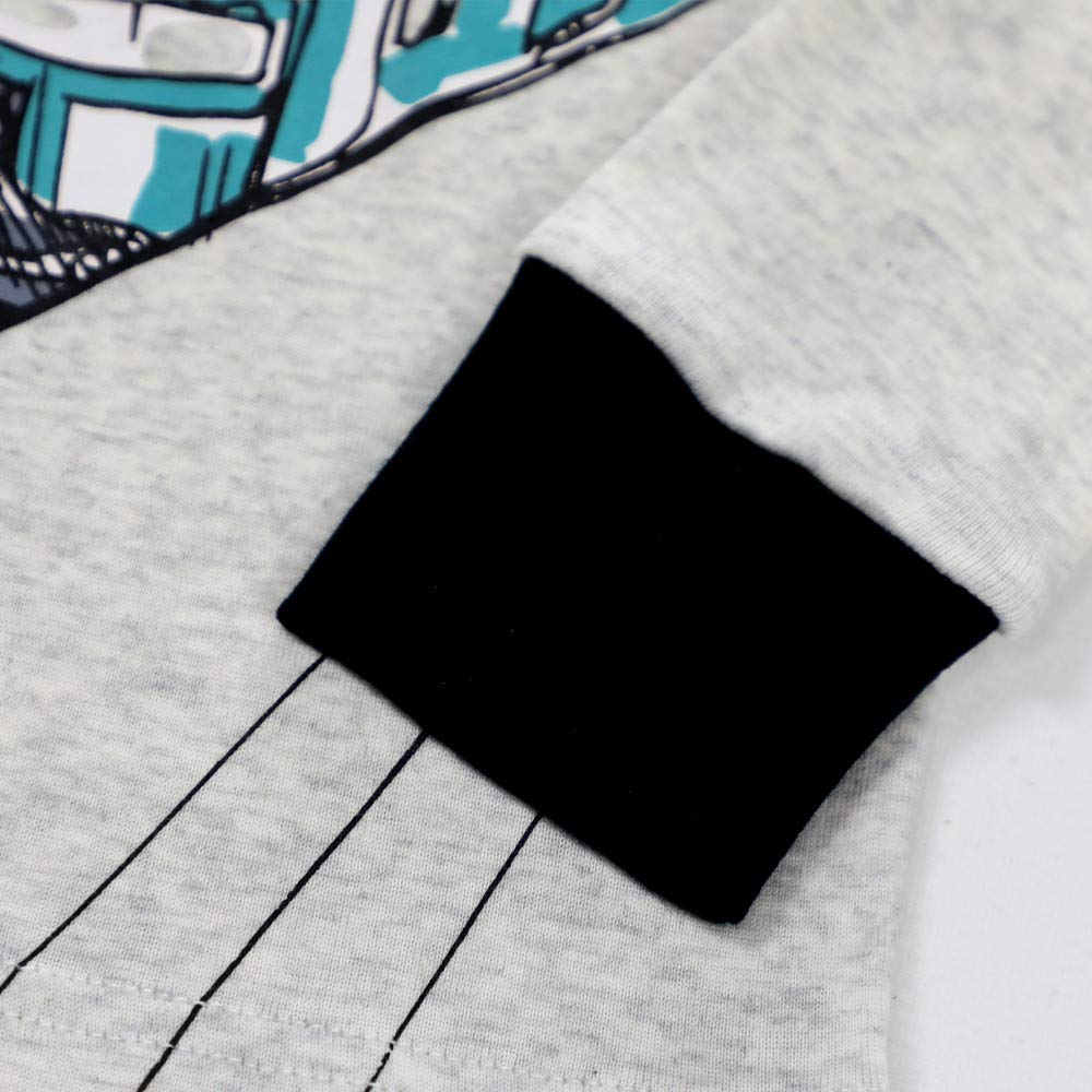 Little Boys Pyjamas Train Christmas Nightwear Sleepwear Long Sleeve Pjs Set for Kids Toddler 1-2 Years 2T