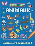Animaux : Colorie, crée, pixélise by