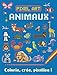 Animaux : Colorie, crée, pixélise by