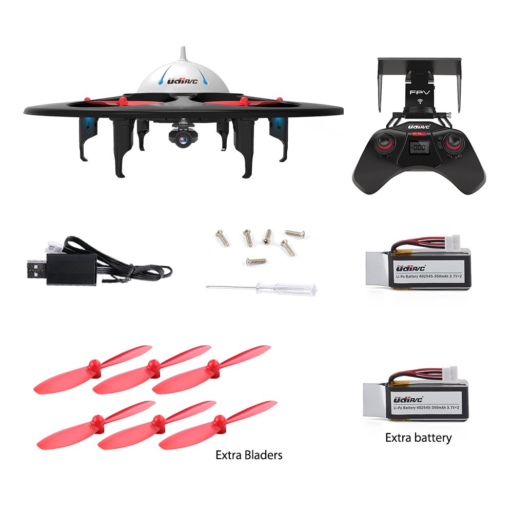 FPV UFO RC Drone - HD Camera 2.4GHz 4CH 6 Axis Gyro Quadcopter Headless Mode