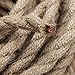 Summer-Home 32.8Ft Antique Industrial Electrical wire,Twisted Electric Rope Light Cord,Hemp Rope Covered Light Wire,Vintage Style Lamp Cord