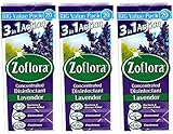 3 x Zoflora Concentrated Antibacterial Disinfectant Lavender 500ml by Zoflora