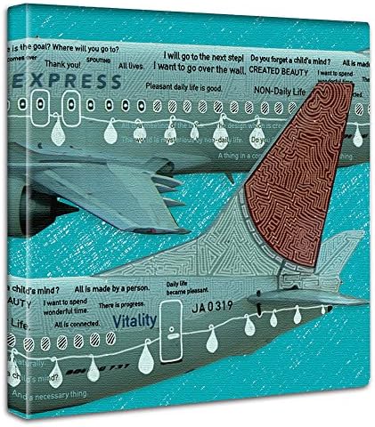 飛行機 空 アートパネル 30cm 30cm 日本製 ポスター おしゃれ インテリア 模様替え リビング 内装 ブルー ポップ 乗り物 ファブリックパネル Mic 0001 B00mhik09e 1 262円 新入荷 流行 登場大人気アイテム 新作製品 世界最高品質人気