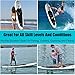 Goplus Inflatable Stand Up Paddle Board SUP with Leash/Adjustable Paddle/Pump/Repair Kit/Carry Backpack, 6 inch Thickness