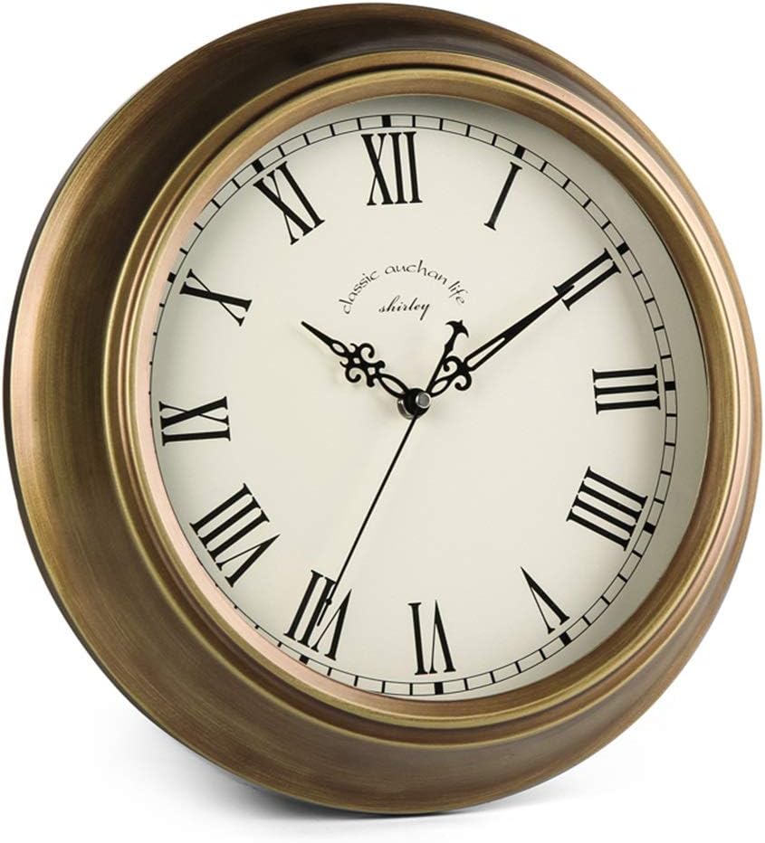 TB Wall Clocks Battery Operated Non Ticking Decorative Living Room