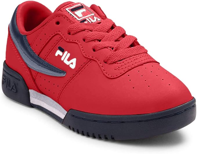 all red fila sneakers