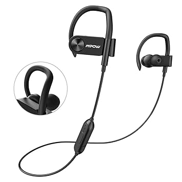 Mpow Bluetooth Kopfhörer, IPX7 Wasserdicht Sportkopfhörer, 16 Stunden Spielzeit, Sport Kopfhörer Joggen/Laufen/Fitness, Bluet