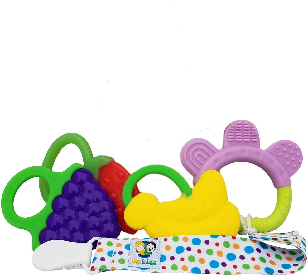 ike and leo teething toys