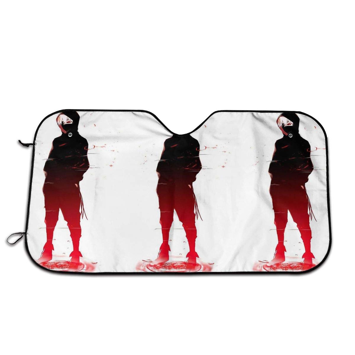 CHLING Windshield Sun Shade Naruto Kaneki Ninja Car Window Shade to Keeps Your Vehicle Cool Heat Shield Shade