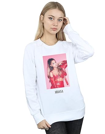 Absolute Cult Ariana Grande Damen Red Jacket Sweatshirt