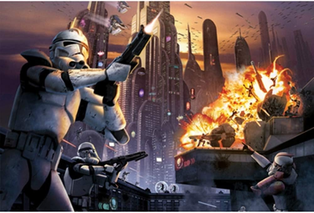 Jigsaw Puzzle Science Fiction Movie Star Wars Wooden Puzzle 300/500/1000 Pieces Adult Decompression Children's Educational Toys Creative Gifts (Color : B, Size : 1000tablets)