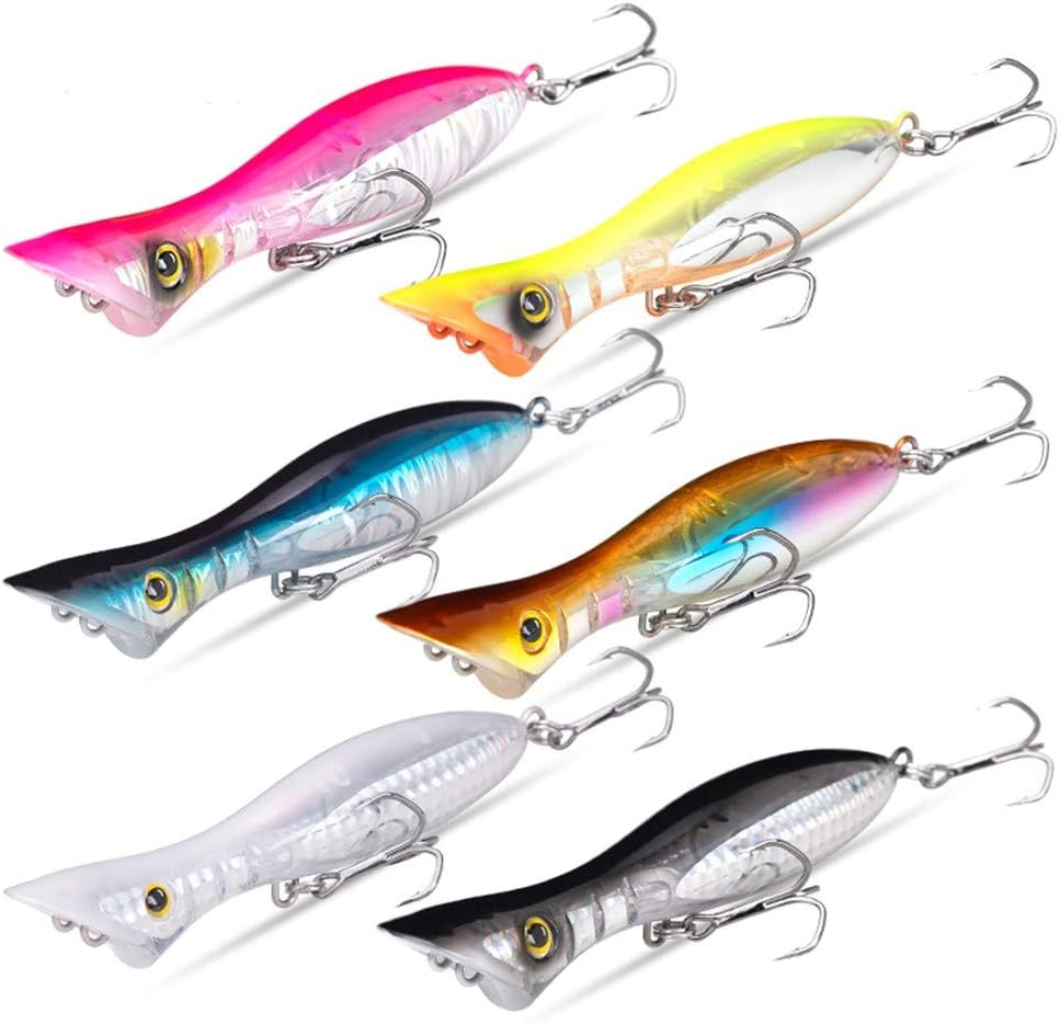 Kingdom SNAKEPOP Floating Sinking popper Fishing lures 95mm 115mm 135mm Hard stick Baits Light reflection wobblers for sea bass