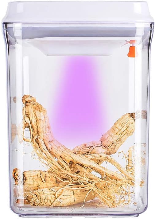 Rezosky Deep UV Sterilizer Box, UV Physical Sterilizer case, Food Storage Container Sealed Box for Food Fruit Vegetables Safe Antibacteria and Baby Feeding Bottle Toy Clothes Beauty Cleaning (1.5 L)