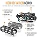 Waterproof Bluetooth Speaker, Alpatronix AX410 Portable Rugged Indoor/Outdoor 12 Watt Stereo Shockproof Wireless Speaker with Mic, Subwoofer & Carabiner for Cyclists, Smartphones & Computers - Black