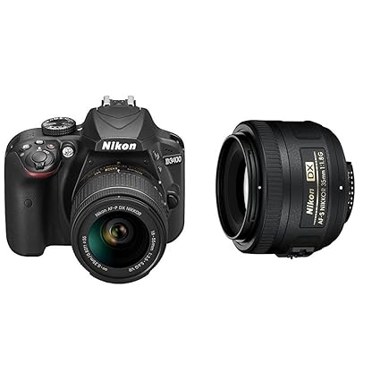 Nikon D3400 + 18-55 AFP DX VR, Cámara réflex digital de 24,2 Mp ...