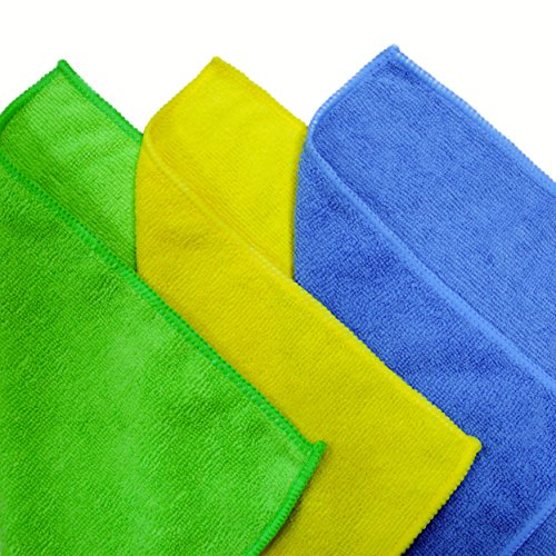 Polyte Microfiber Cleaning Cloth, 12 x 16 in, 12 Pack